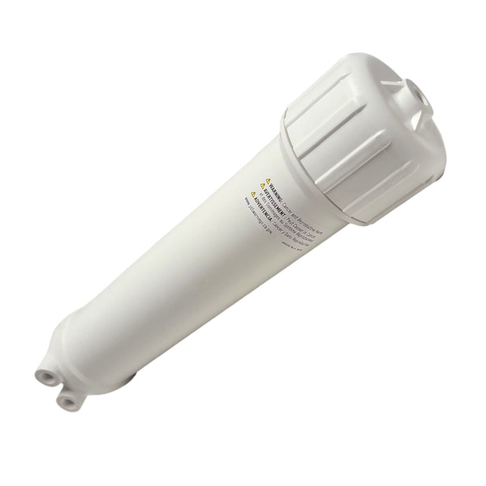 Pentair Reverse Osmosis Membrane Housing – 12" White (1/8" 3 Female Ports) 144376 Residential White Membrane Housing Pentair