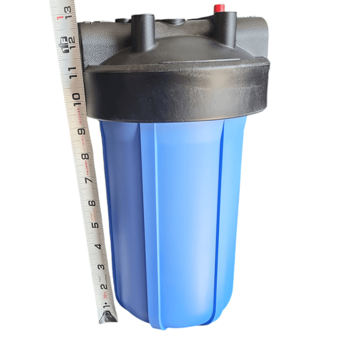 Pentek 10" Big Blue Housing w/ 3/4" Inlet/Outlet With Red pressure Button (150469) Pentek 10" Big Blue Housing Pentek By Pentair