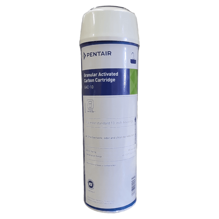 Pentek GAC-10 Granular Activated Carbon Filter 2.5'' x 10'' (155109-43) GAC Series/10"x2.5" Granular Carbon Pentek By Pentair 1 Pack