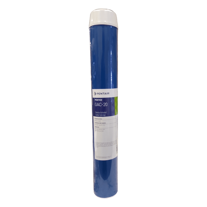 Pentek GAC-20 Coconut Granular Activated Carbon Filter 2.5'' x 20'' (155111-43) GAC Series/20"x2.5" Granular Carbon Pentek By Pentair 1 Pack