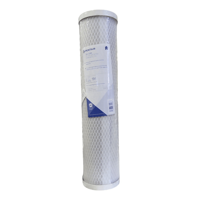 Pentek CBC-20BB Carbon Filter Cartridge (155312-43) 4.5"x20" BB 0.5 Micron CBC/CBR2 Series 20"x4.5" Carbon Block Pentek By Pentair 1 Pack