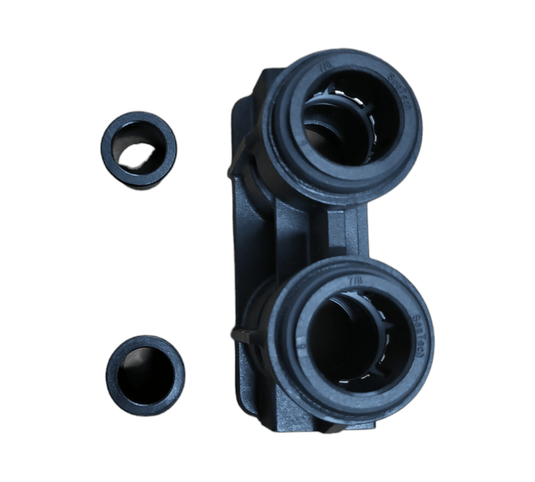 Fleck Yoke 3/4" Quick Connect Fleck PN 61700 Fleck Bypass SS/Plastic PENTAIR FLECK