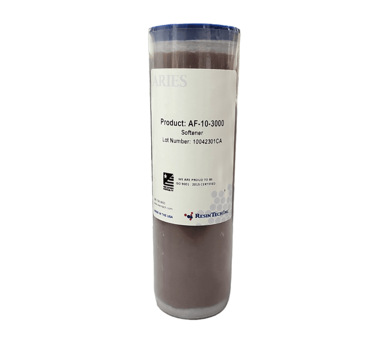 Aries 10" Water Softening Cartridge ( AF-10-3000 ) 2.5"x10" Clear WATER SOFTENING / 2.5" By 10" Aries