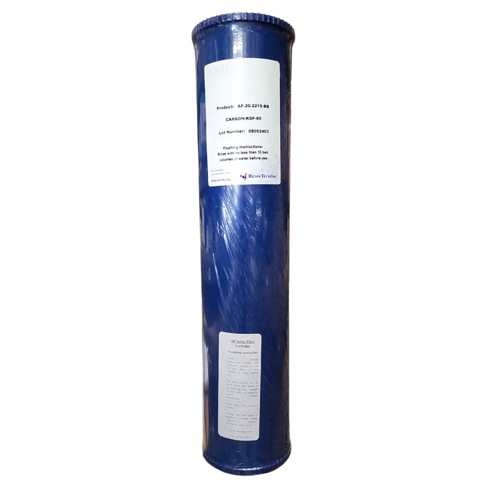 Aries KDF-85-GAC (5lb) Filter Cartridge ( AF-20-2215-BB ) 4.5"x20" Aries 20"x4.5" KDF and Carbon Aries