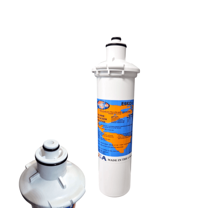 Omnipure E5533 Water Filter 10"x2.5" Diameter E-Series T33 GAC Carbon E-Series|Carbon Filters|10"length Omnipure 1 Pack