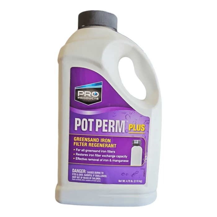 Pot Perm Plus Greensand Iron Filter Regenerant (KP65N ) Size 4.75 Lbs. Pot Perm/Greensand Iron Regenerant Pro Products 1 Pack