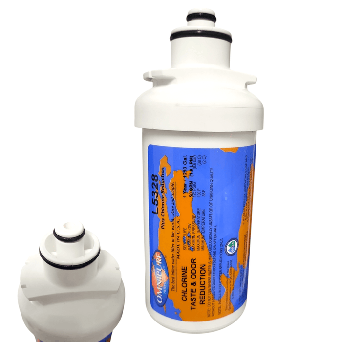 Omnipure L5328 Plus Chlorine Reduction Water Filter L-Series|Chlorine Reduction|6"Length Omnipure 1 Pack