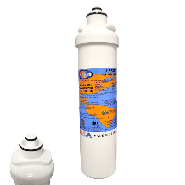 Omnipure L5586 Plus Chlorine Reduction & Scale Inhibitor Phosphate Water Filter for Coffee Machines L-Series|Chlorine & Scale Reduction|10"Length Omnipure 1 Pack