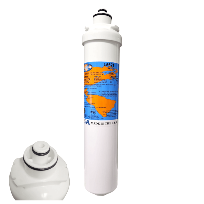 Omnipure L5621 Plus Chlorine Reduction Water Filter 2.5"x12" L-Series|Chlorine Reduction|12"Length Omnipure 1 Pack