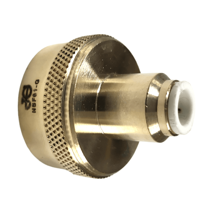 John Guest Brass Female Connector NC2098LF (Garden Hose) - 1/4 x 3/4 - 11.5NH Brass Female Connectors John Guest
