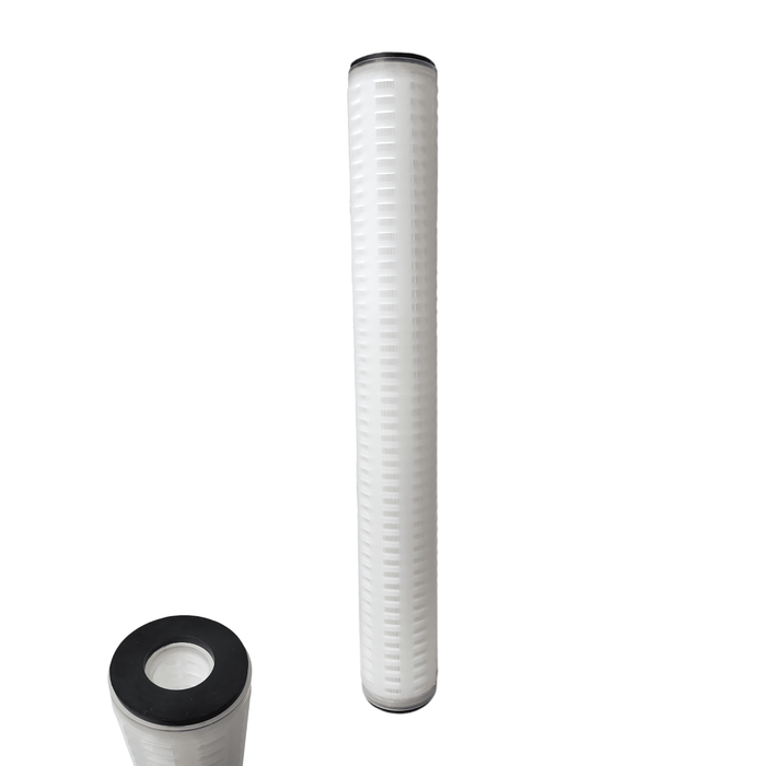 Pentek P0.2-20E, Pleated Polypropylene High Efficiency-DOE, 20" Double gasket P0.2-10E | 2.5" By 20" Pentek By Pentair 1 Pack
