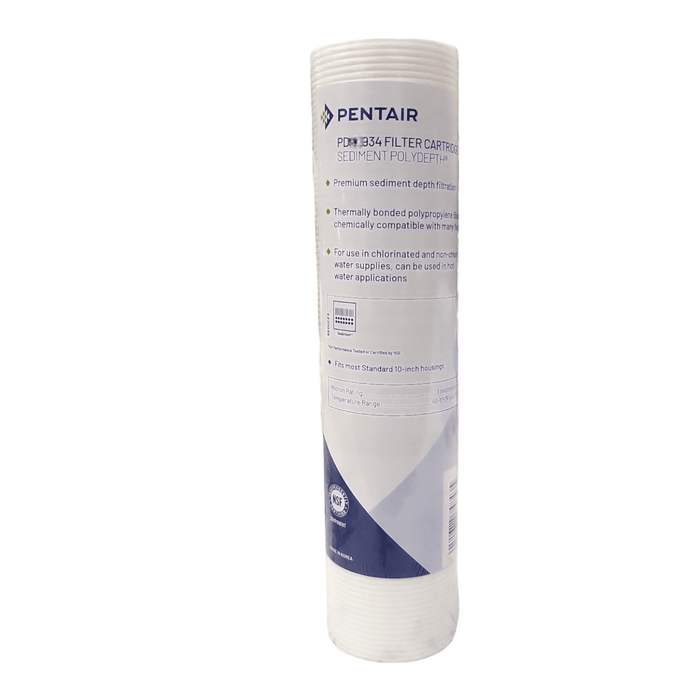 Pentek PD-25-934 Sediment Filter Cartridge 25 Micron size 2"x10" (155751-43) P/PD Series/10"x2.5" Polypropylene Pentek By Pentair 1 Pack