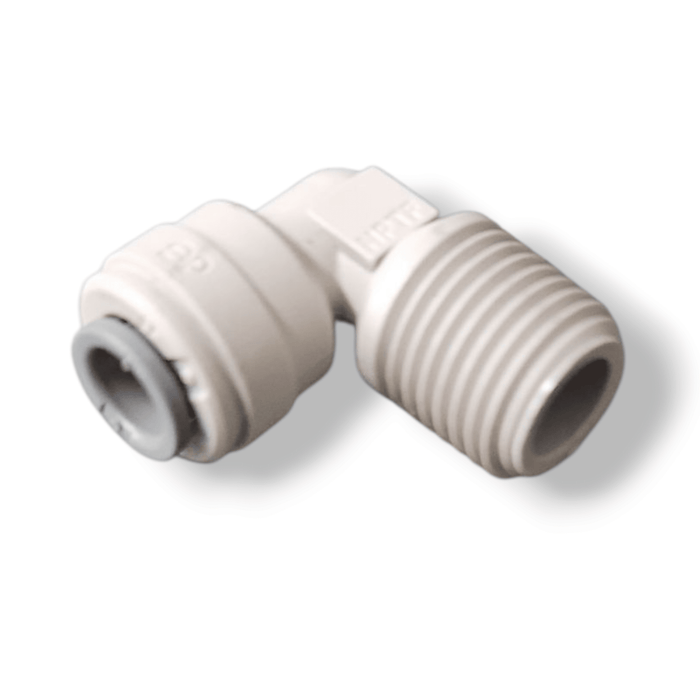 John Guest PI480822S Fixed Elbow NPTF - 1/4 x 1/4 NPTF FIXED ELBOW Grey Acetal JOHN GUEST 1-PC