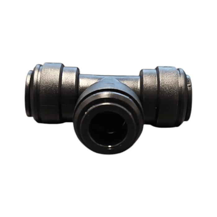 John Guest PM0210E Black Union Tee Size 10MM Metric Union Tee Black Acetal JOHN GUEST 1 Pack