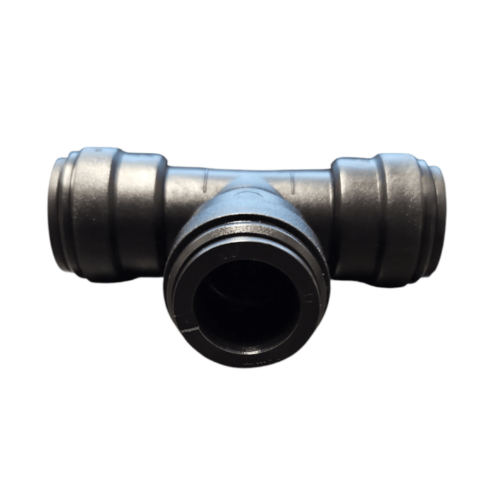 John Guest PM0215E Black Union Tee Size 15MM Metric Union Tee Black Acetal JOHN GUEST 1 Pack