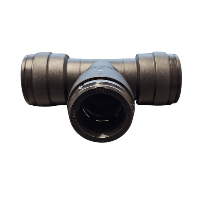 John Guest PM0222E Black Union Tee Size 22MM Metric Union Tee Black Acetal JOHN GUEST 1 Pack