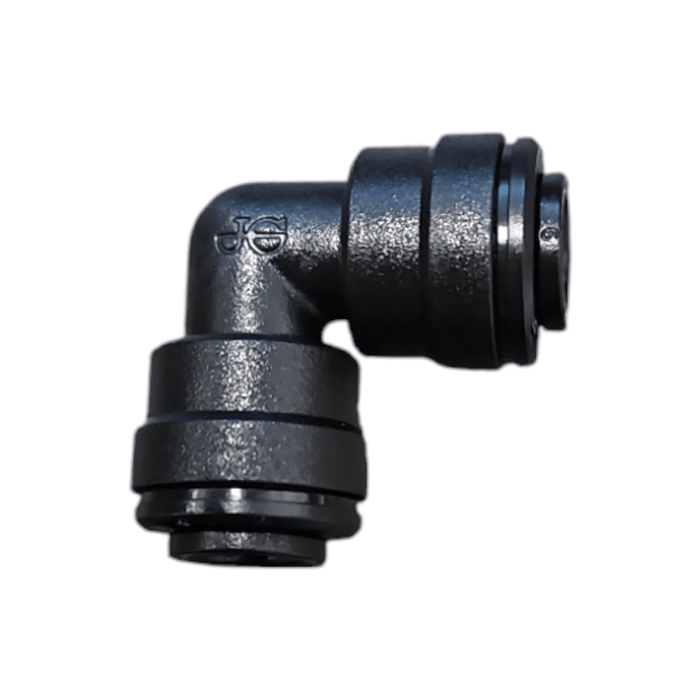 John Guest PM0306E Black Reducing Elbow Connector Size 6MM Metric Reducing Elbow Connector Black Acetal JOHN GUEST 1 Pack