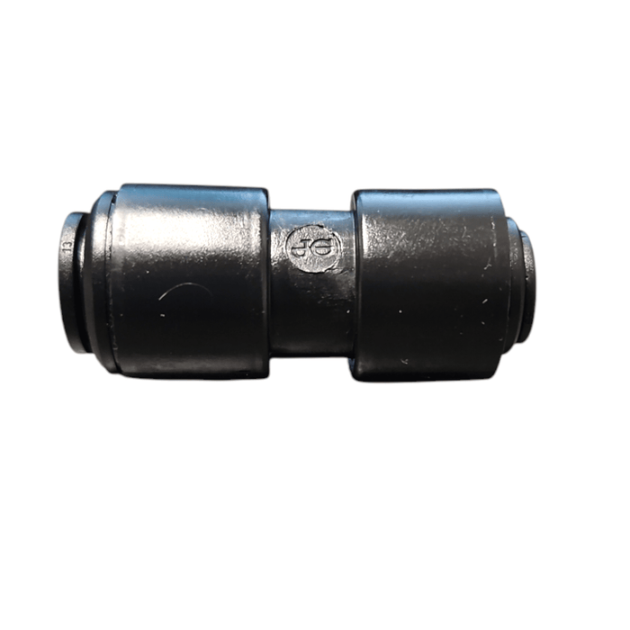 John Guest PM200804E Black Union Connector Size 8MM x 4MM Metric Union Connector Black Acetal JOHN GUEST 1 Pack