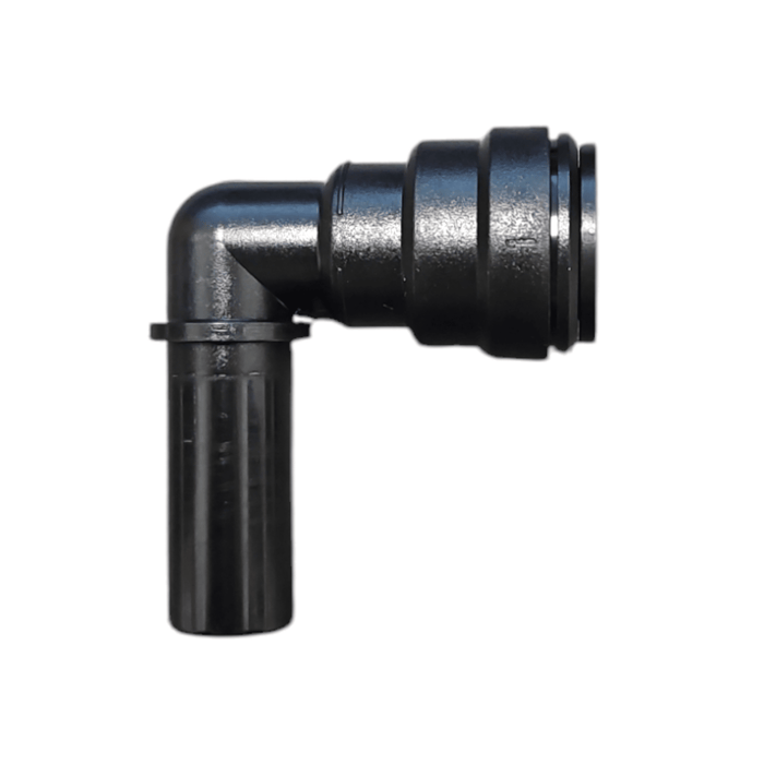 John Guest PM221515E Black Stem Elbow Size 15MM x 15MM Metric Stem Elbow Black Acetal JOHN GUEST 1 Pack