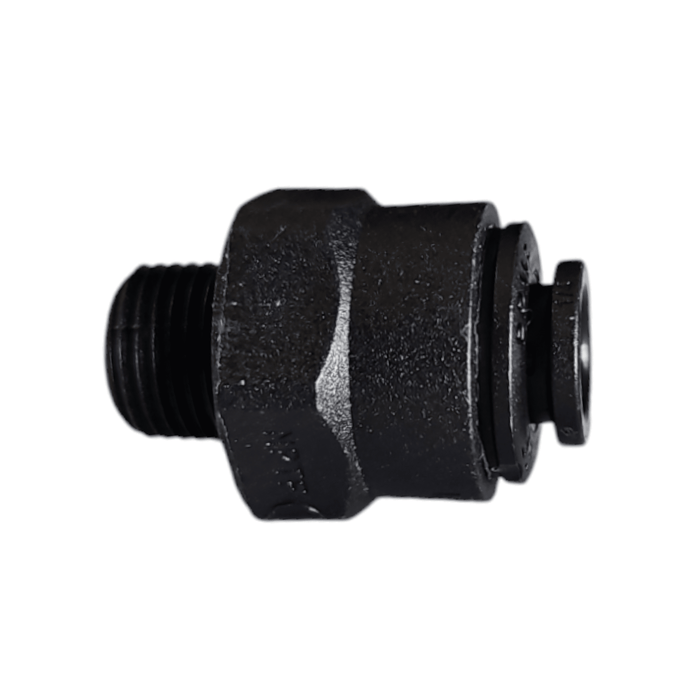 John Guest PP010821E 1/4" x 1/8" Black Male Connector Polypropylene NPTF Male Connector Black Polypropylene JOHN GUEST