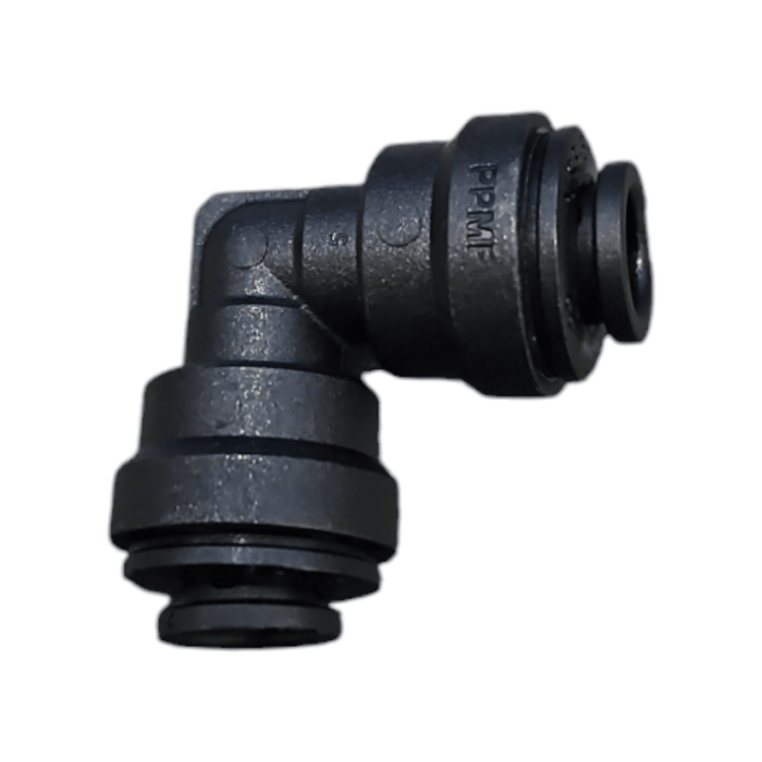 John Guest PP0308E Union Elbow Polypropylene - 1/4" Black Union Elbow JOHN GUEST 1 Pack