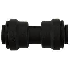 John Guest Black PPM0408E 5/16 in. Polypropylene Push-to-Connect Union Fitting UNION CONNECTOR black polypropylene JOHN GUEST