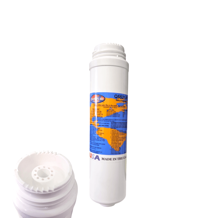 Omnipure Q5521-P Granular Carbon Filter 10 Micron with Phosphate for Scale Inhibitor 2.5" x 10 GAC|Chlorine Taste Reduction |10"Length Omnipure 1 Pack