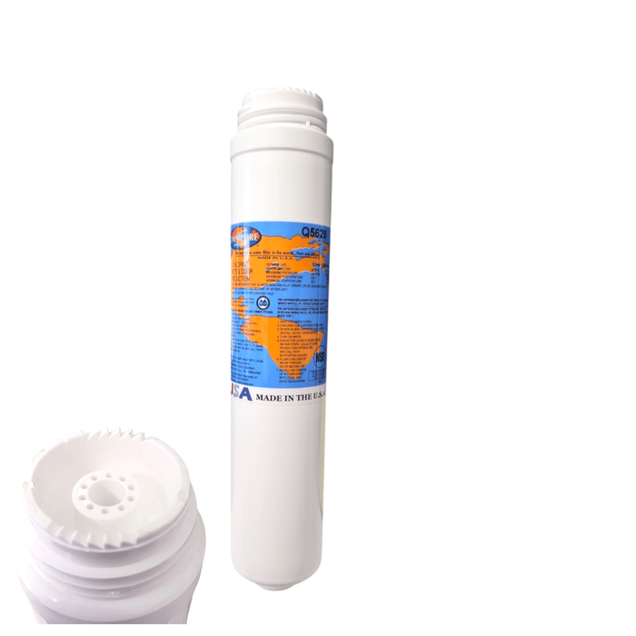 Omnipure Q5628 T28 Coconut Carbon GAC 12" Pre/Postfilter 2500 gal GAC|Chlorine Taste Reduction |12"Length Omnipure 1 Pack