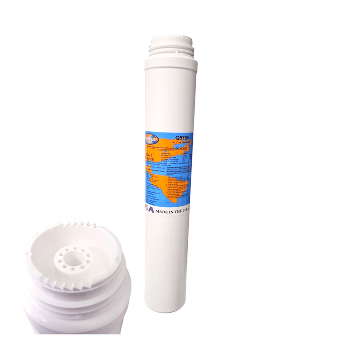 Omnipure Q5785 Granular Carbon Filter with Phosphate for Scale Inhibitor 2.5" x 14" GAC|Chlorine Taste Reduction |14"Length Omnipure 1 Pack