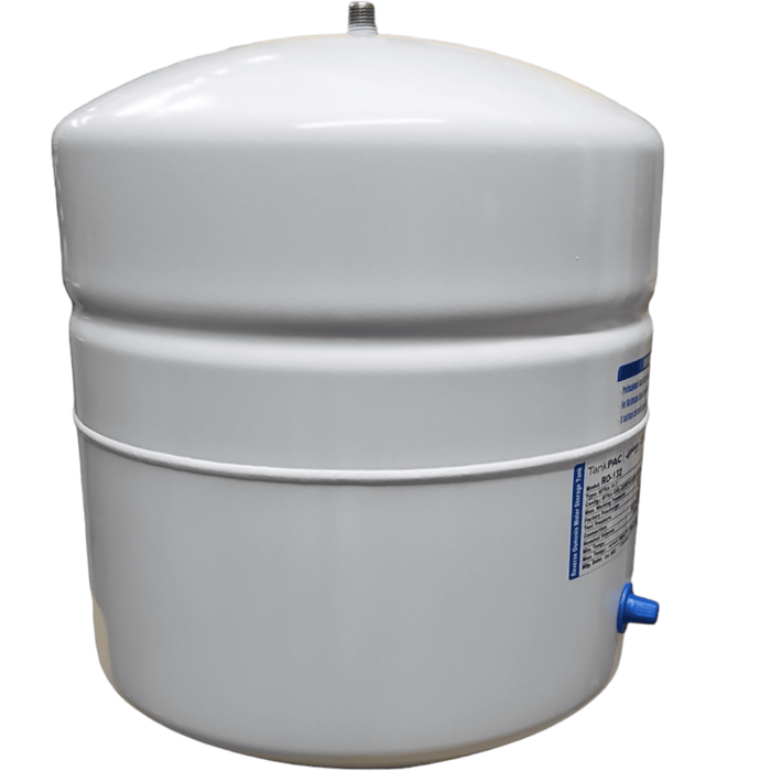 Reverse Osmosis Tank TP-35 9.2 Gallon White Metal With 1/4" Male Port Thread TKE-TP35 5.5 to 14 Gallon Storage Tanks TankPAC
