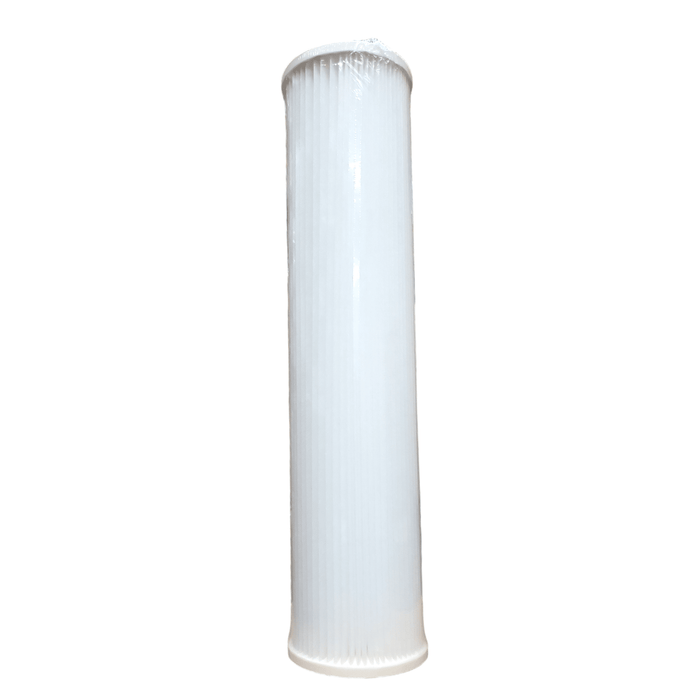 Unicel (K-40730-B) 20" x 4.5" Pleated Polypropylene 50 Micron Sediment Filter 20"x 4.5" Wide Pleated Filters Unicel Filter Cartridges 1 Pack