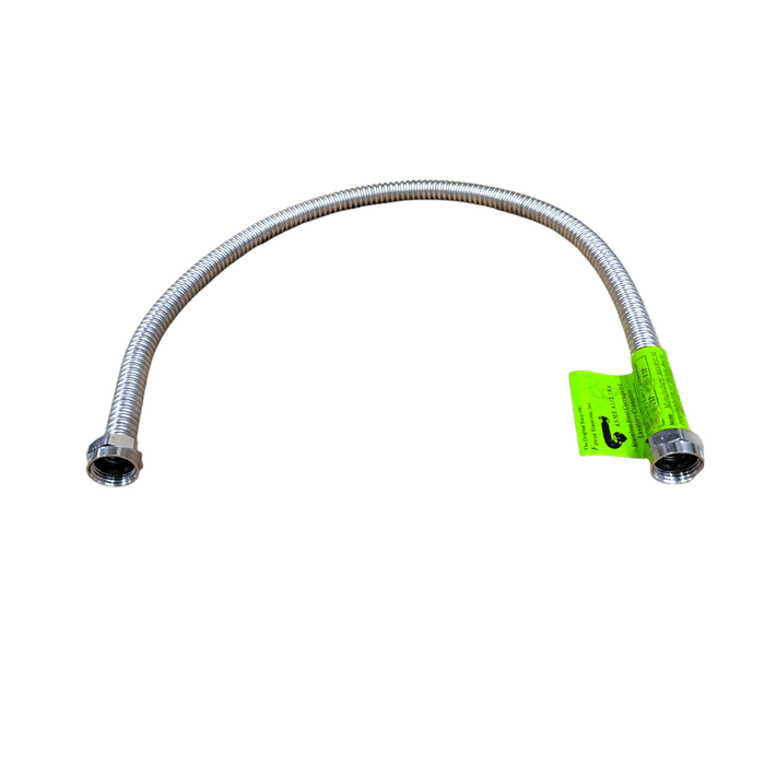 3/4" FIP Falcon Corrugated Super-Flex Water Heater Connector, 3/4" ID (36" Length) Falcon FF-36" 3/4" Female SS Flex Connectors Falcon Stainless 1 Pack