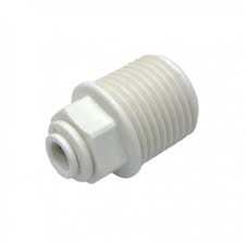 John Guest PP010824W Male Connector Polypro -1/4 x 1/2 NPTF Male Connectors John Guest