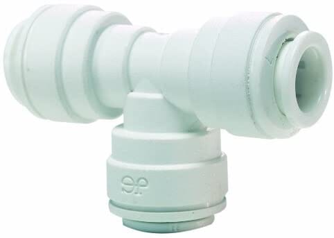 John Guest PP301612W Reducing Tee Polypro 1/2 x 1/2 x 3/8 Branch Tee John Guest