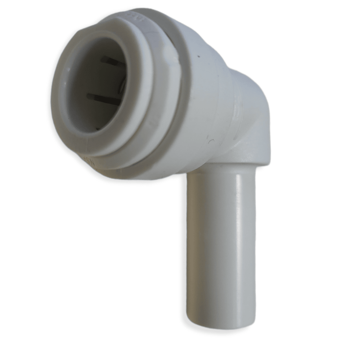 John Guest PP221616W Stem Elbow Connector Polypro - 1/2 Stem x 1/2 Stem Elbow John Guest