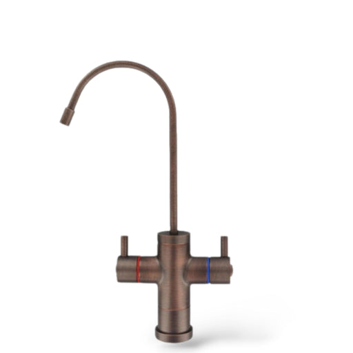 Tomlinson Contemporary Hot/Cold Faucet Antique Bronze - 1020907 Tomlinson Contemporary Hot/Cold Faucets Tomlinson 