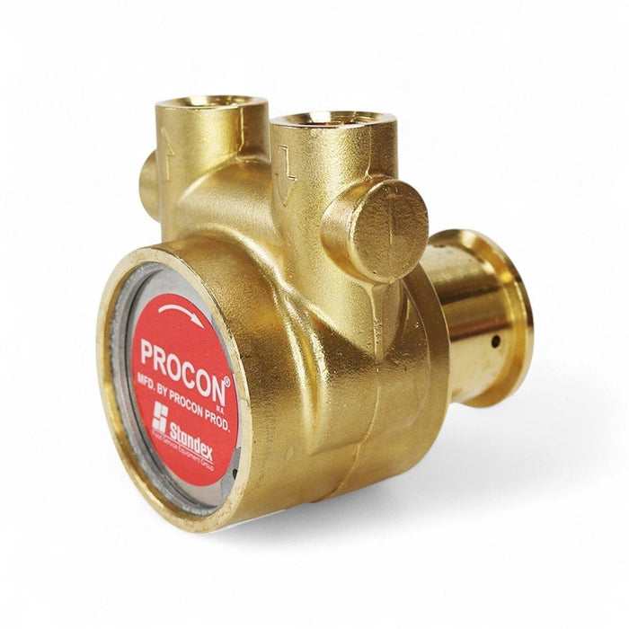 Procon 104B190F11BA 250 Clamp-On Rotary Vane Pump 190 GPH, 250PSI SERIES 4 - Brass Pumps Procon 1 Pack 