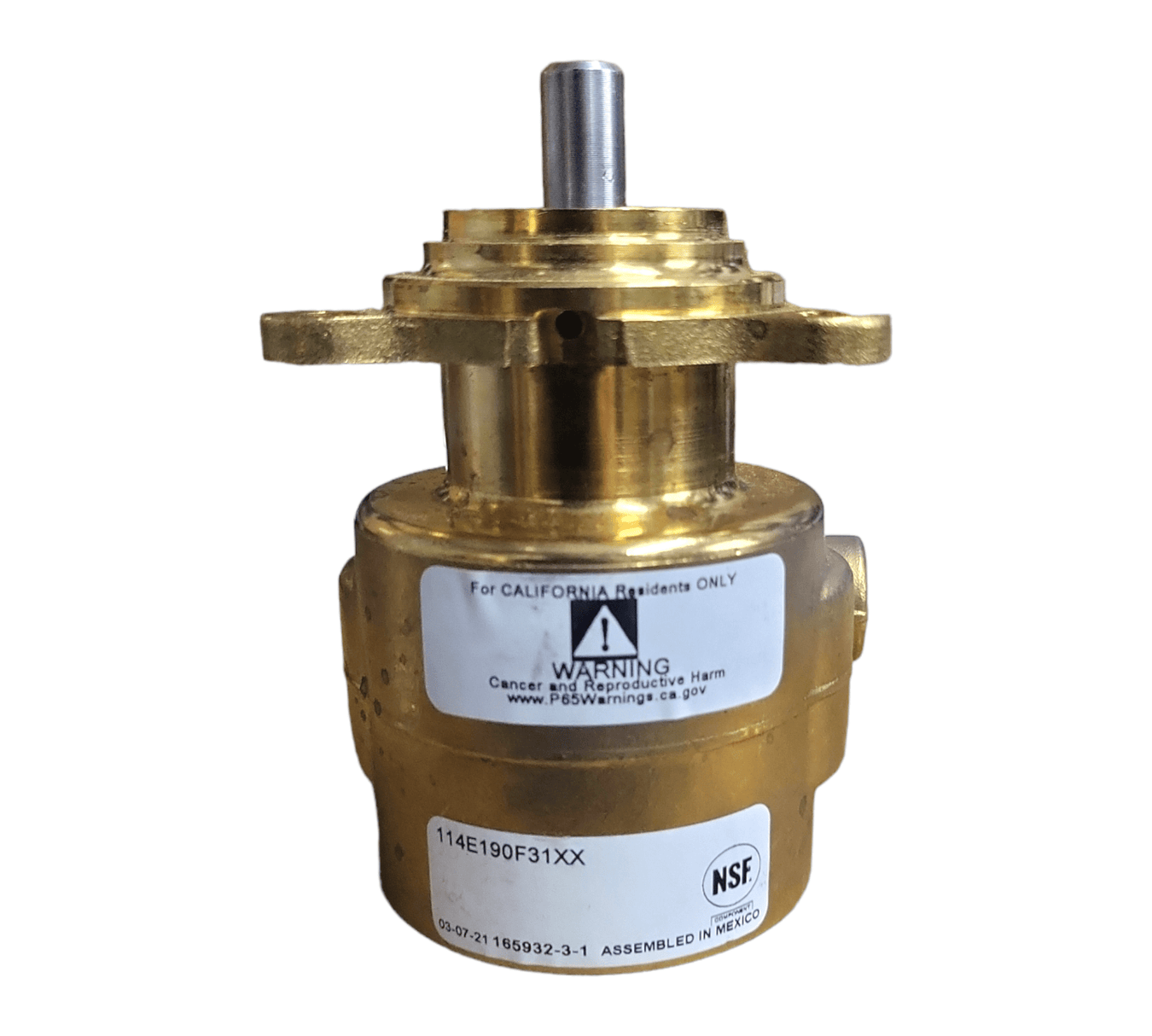 PROCON Series 4 Brass Pumps - 1/2" NPT Ports; Clamp-on