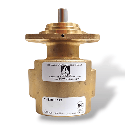Procon 114E240F11XX Brass Rotary Vane Water Pump, 240 GPH, no pressure setting SERIES 4 - Brass Pumps Procon 1-Pack 