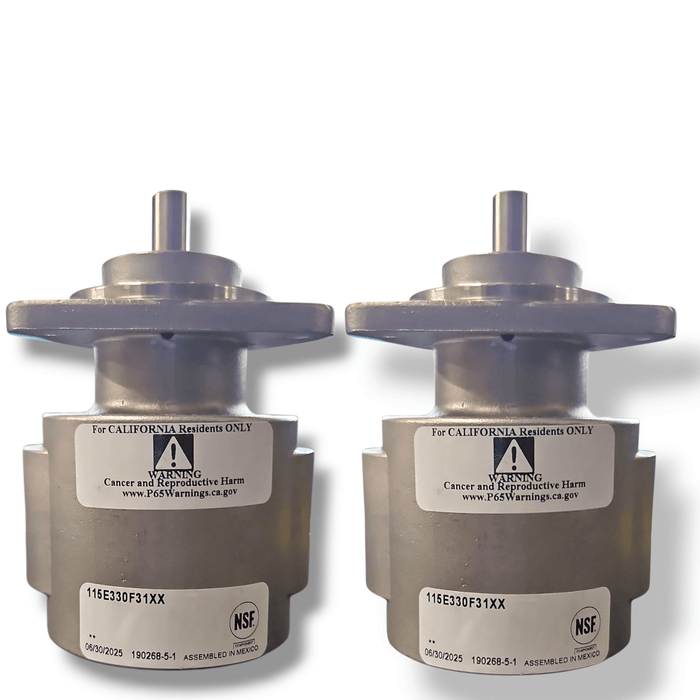 Procon Pump 115E330F31XX Stainless Steel NSF w/ Single Flat Drive 330 GPH 1/2" NPT SERIES 5 - Stainless Steel Pumps Procon 2 Pack 