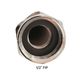 Falcon Stainless Steel flex Connector (S-02-20") 20" length 1/2" FIP x 1/2" FIP 1/2" Female SS Flex Connectors Falcon Stainless 
