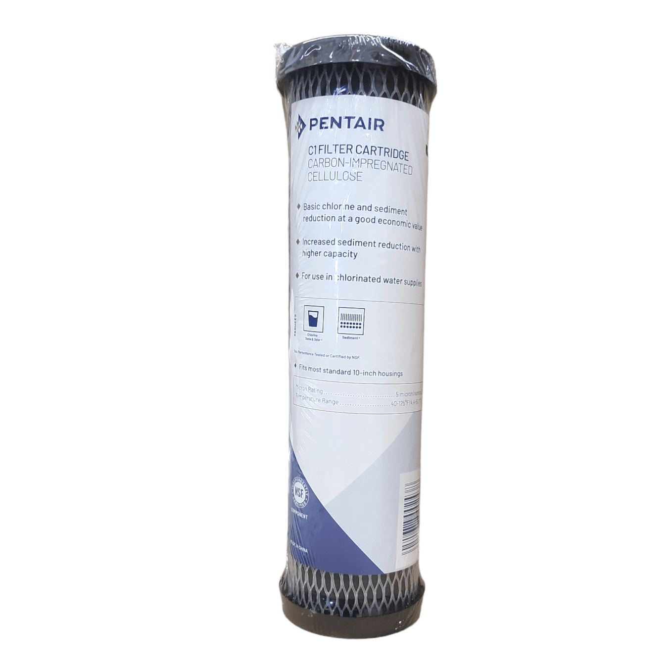 Pentek By Pentair Series C/NCP carbon-impregnated cellulose Filters