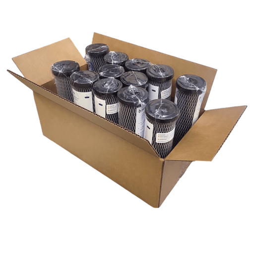 Pentek 255671-43 CFB-10 Fibredyne Modified Carbon Block 10 mic Filter 10" x 2.5" CFB/CFB Plus Series 10"x2.5" Fibredyne Filter Pentek By Pentair 12 Pack 
