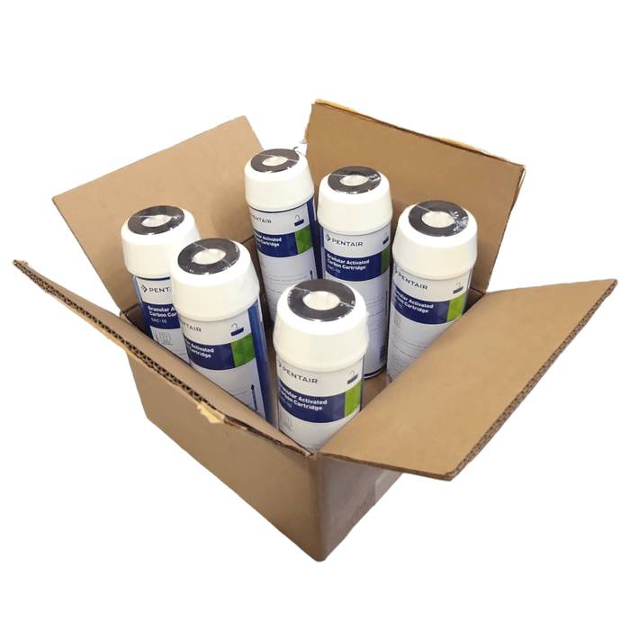 Pentek GAC-10 Granular Activated Carbon Filter 2.5'' x 10'' (155109-43) GAC Series/10"x2.5" Granular Carbon Pentek By Pentair 