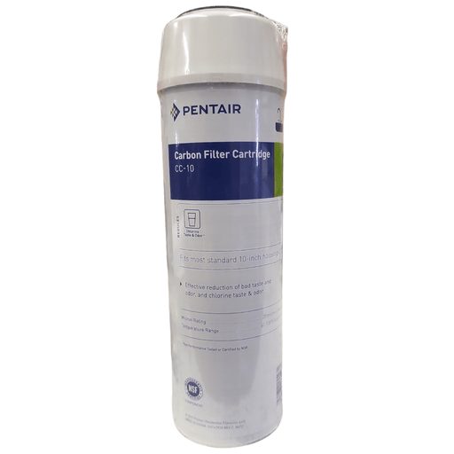Pentek CC-10 Coconut Granular Activated Carbon Filter 2.5'' x 10'' (155155-43) GAC Series/10"x2.5" Granular Carbon Pentek By Pentair 1 Pack