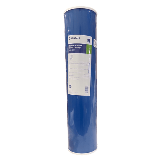 `Pentek GAC-20BB Coconut Granular Activated Carbon Filter 4.5'' x 20'' (155249-43) GAC Series/20"x4.5" Granular Carbon Pentek By Pentair 1 Pack