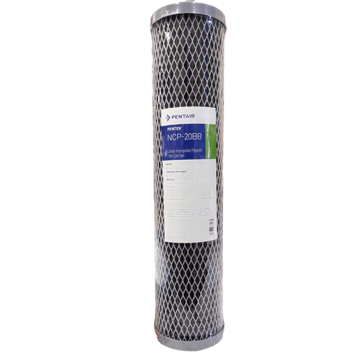 Pentek NCP-20BB / 155382-43 Carbon Impregnated Polyester Filter 4.5"x20" 10 Micron C Series/ 20"x4.5" Impregnated Cellulose Pentek By Pentair 1 Pack