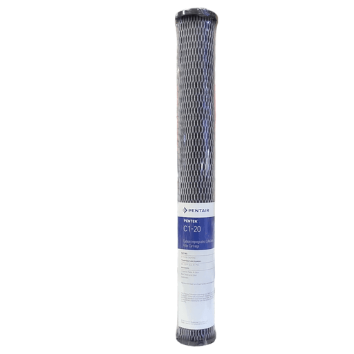 Pentek C1-20 / 155597-43 Carbon Impregnated Cellulose Filter 2.5"x20" 5 Micron NCP Series/20"x2.5" Impregnated Cellulose Pentek By Pentair 1 Pack