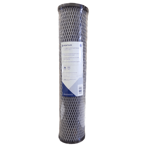 Pentek C1-20BB / 155651-43 Carbon Impregnated Cellulose Filter 4.5"x20" 5 Micron C Series/ 20"x4.5" Impregnated Cellulose Pentek By Pentair 1 Pack 