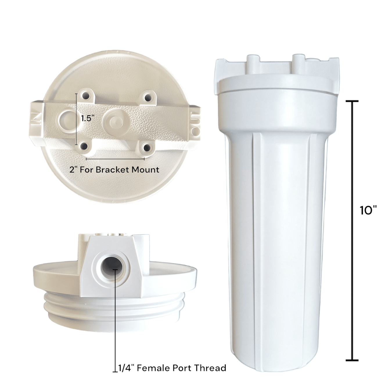Pentek Slim Line White Housings
